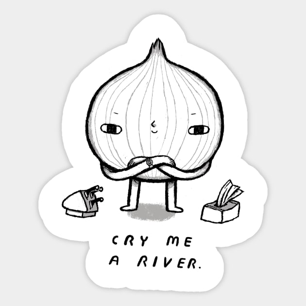 cry me a river Sticker by Louisros